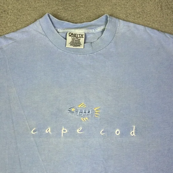 Vintage Embroidered Cape Cod T-shirt - Picture 2 of 5